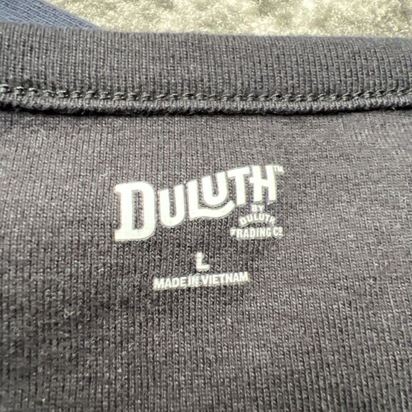 Duluth Trading Mixed Lot Of 2 Womens Large T Shirts Pullover Black Navy Blue - Picture 3 of 16